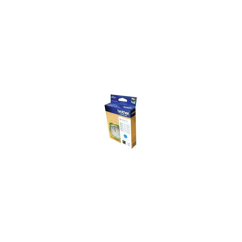 Brother LC-125XLC, cartridge azure (1 200 str.)