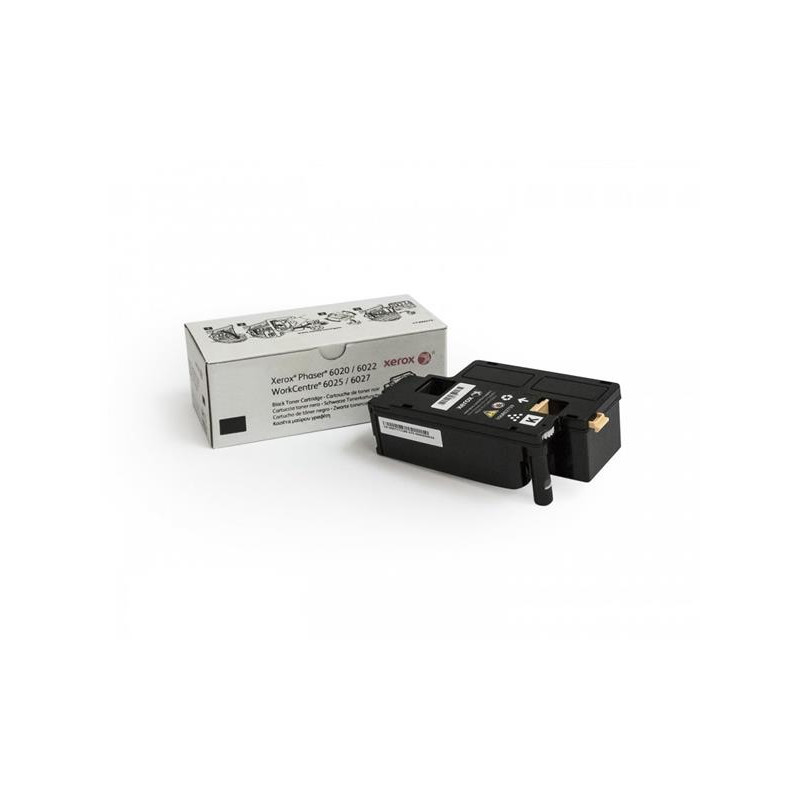 Xerox® BLACK TONER, PHASER 6020/6022, WORKCENTRE 6025/6027 - 2K