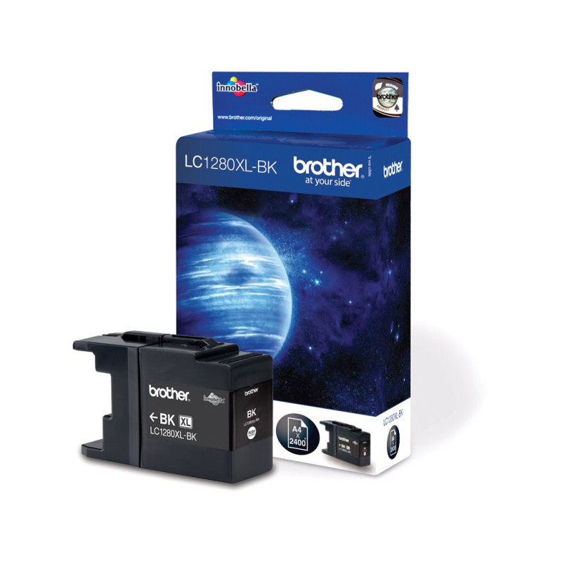 Brother LC-1280XLBK (inkoust, black, 2 400 str.)