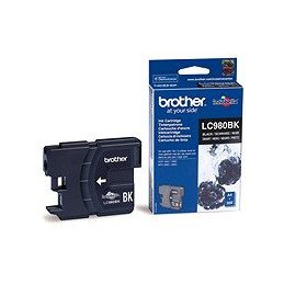 Brother LC-980BK (inkoust, black, 300 str.)