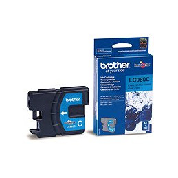 Brother LC-980C (inkoust, cyan, 260 str.)