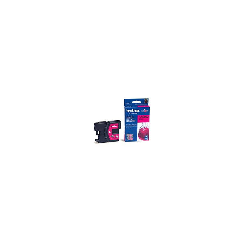 Brother LC-980M (inkoust, magenta, 260 str.)