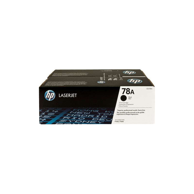 HP Toner 78A LaserJet Black 2-pack
