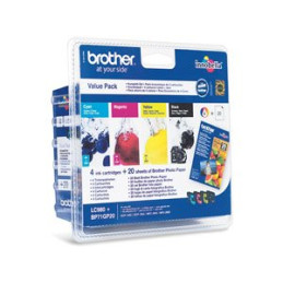 Brother LC-980 VALBP, cartridge (multipack - black + 3 colors)