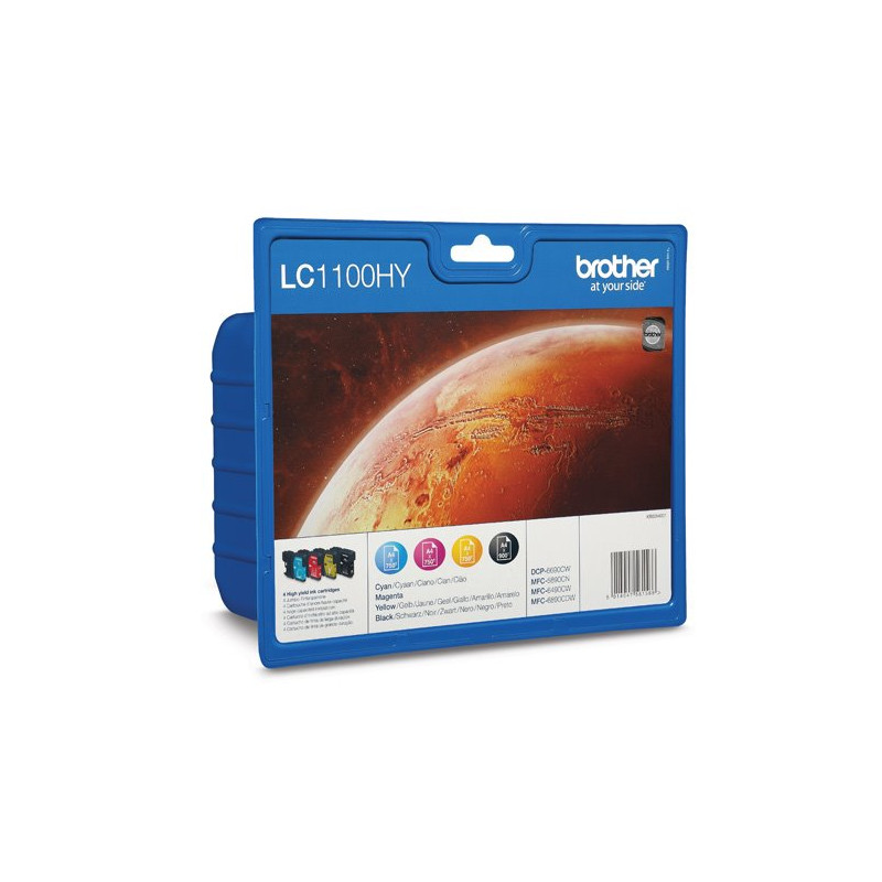 Brother LC-1100 HYVALBP, cartridge (multipack black + 3 colors)