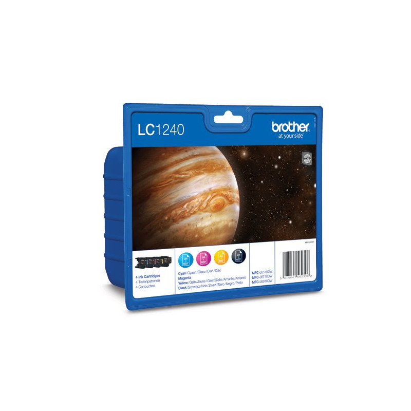 Brother LC-1240 VALBP, cartridge (multipack black + 3 colors)