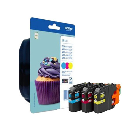 Brother LC-123 RBWBP, cartridge (multipack 3 colors)