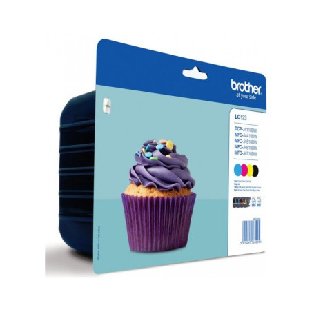 Brother LC-123 VALBP, cartridge (multipack black + 3 colors)