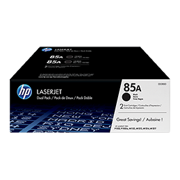 HP Toner 85A LaserJet Black 2-Pack