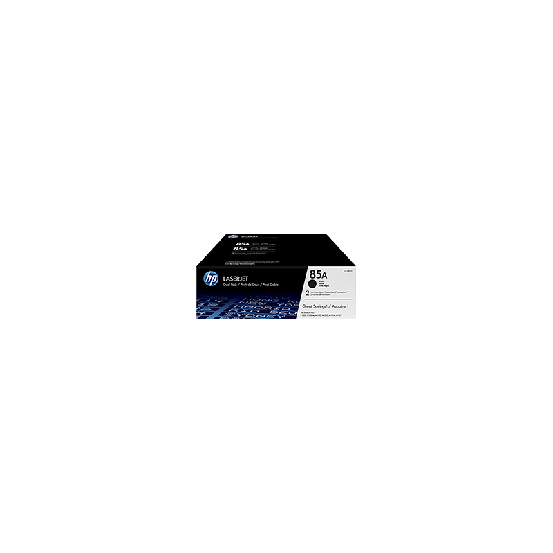 HP Toner 85A LaserJet Black 2-Pack