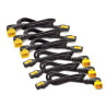 APC Power Cord Kit (6 pack), Locking, C13 TO C14 (90 Degree), 0.6m