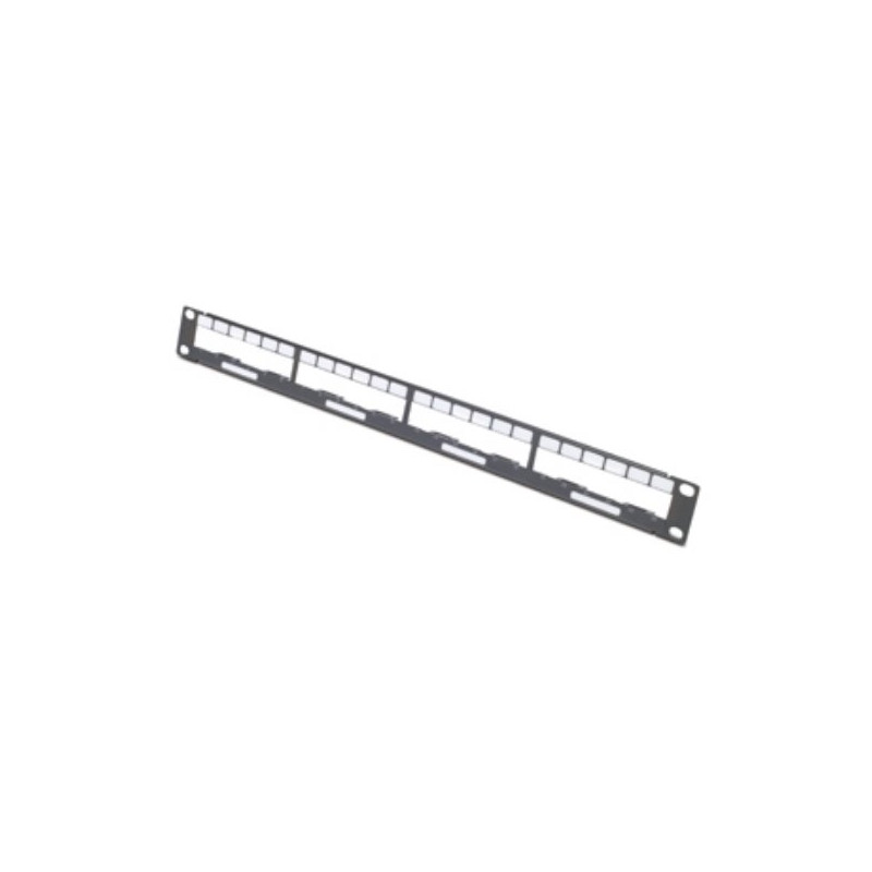 APC Data Distribution 1U Panel, Holds 4 each Data Distribution Cables for a Total of 24 Ports