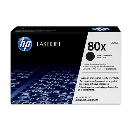 HP Toner 80X LaserJet Black 2-pack