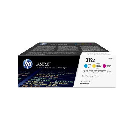 HP Toner 312A LaserJet 3-pack CMY (CF381A-CF383A)