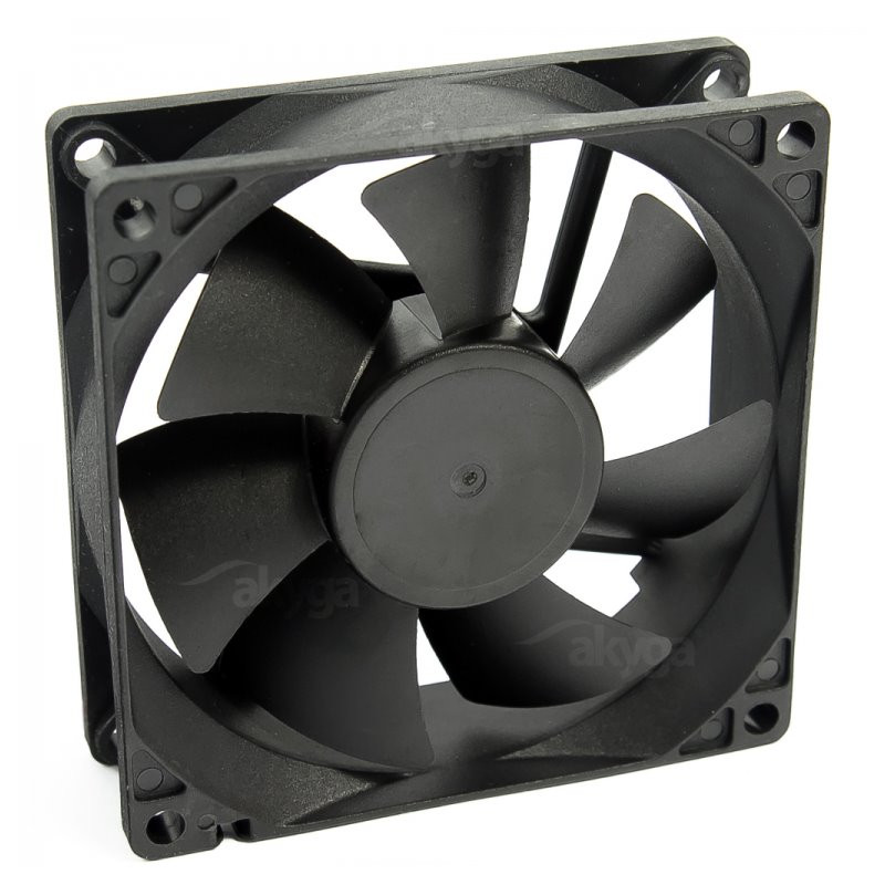 Akyga Ventilátor 8cm černý