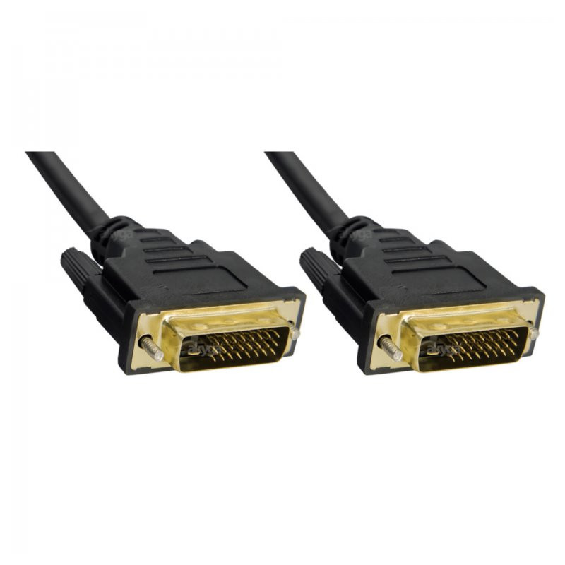 Akyga DVI kabel M-M 1.8m (24+1) pozlacený