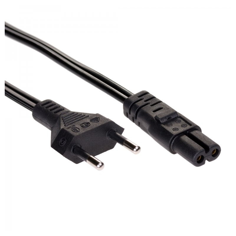 Akyga Napájecí kabel IEC C7 2pin 1.5m EU plug
