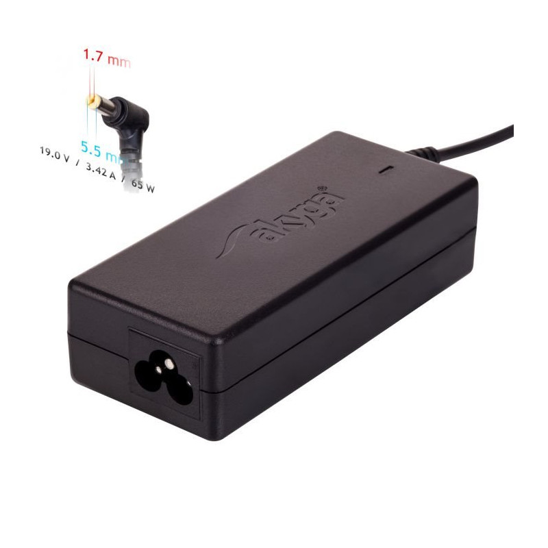 Akyga Nabíječka na notebook 19V/3.42A 65W 5.5x1.7 mm pro ACER