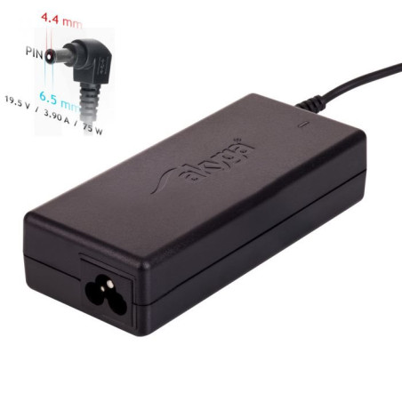 Akyga Nabíječka na notebook 19.5V/3.9A 75W 6.5x4.4 mm + pin pro SONY