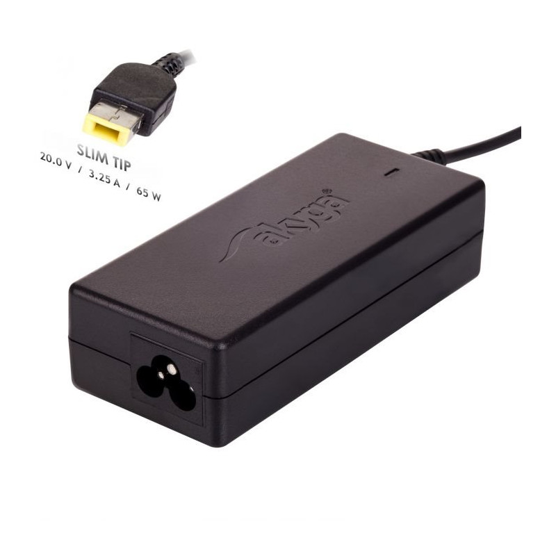 Akyga Nabíječka na notebook 20V/3.25A 65W Square yellow pro LEN