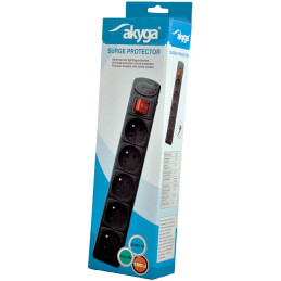 Akyga Prodlužovací kabel s 5 zásuvkami 1.8m 5outlets CEE7/5 s vypínačem