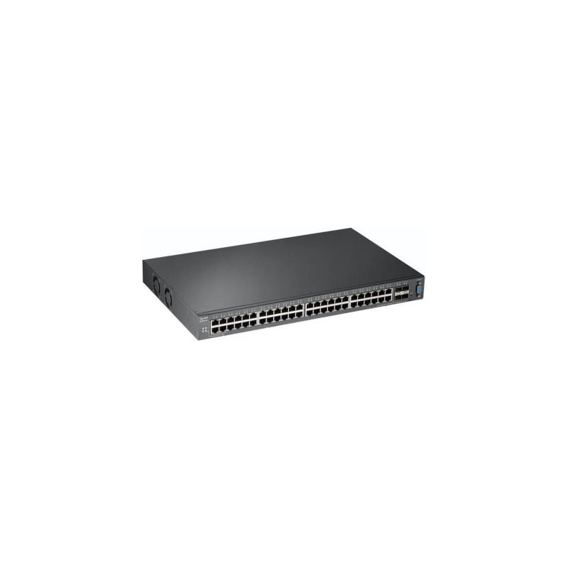 ZyXEL XGS2210-52, 52-port Managed Layer2+ Gigabit Ethernet switch, 48x Gigabit metal + 4x 10GbE SFP+ ports, L2 multicast