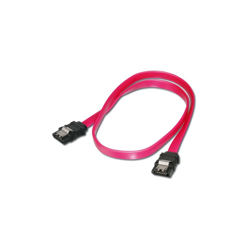 PremiumCord 0.5m kabel SATA 1.5/3.0 GBit/s s kovovou zapadkou