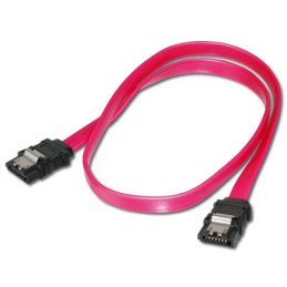 PremiumCord 1,0m kabel SATA 1.5/3.0 GBit/s s kovovou zapadkou
