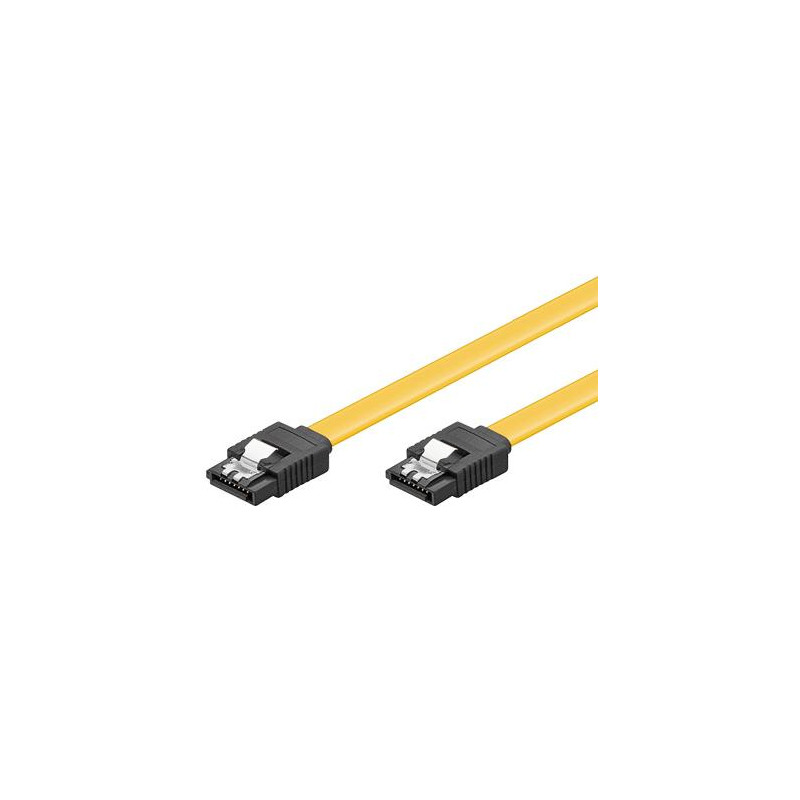 PremiumCord 0,7m SATA 3.0 datový kabel 1.5GBs / 3GBs / 6GBs, kov.západka