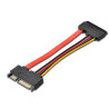 PremiumCord Prodlužka k HDD SATA 22pin, data + napájení, M/F, 15cm