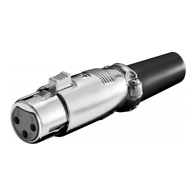PremiumCord XLR mikrofonní konektor, 3-piny, female
