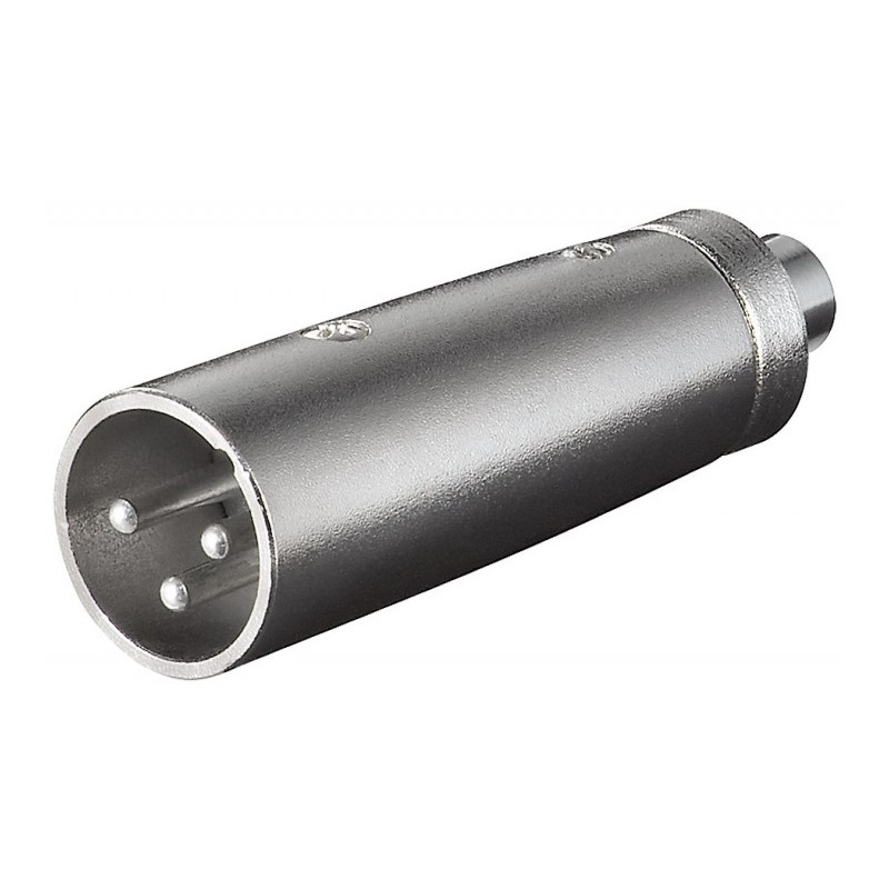PremiumCord XLR mikrofonní redukce, XLR male - CINCH female