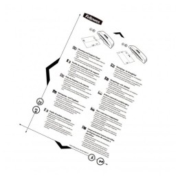 Fellowes cleaning sheets for laminators