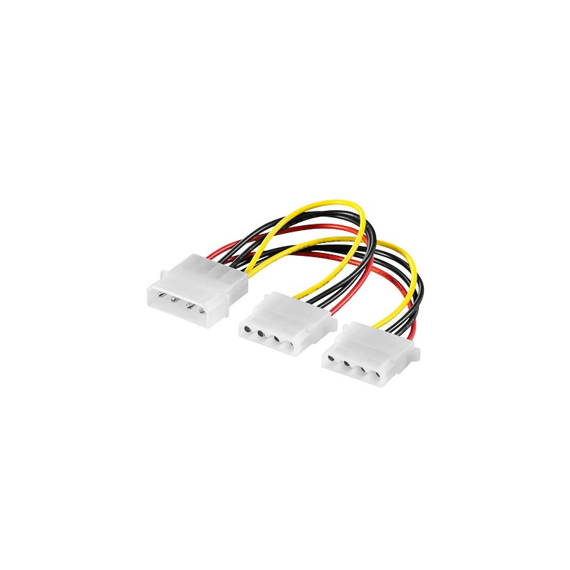 PremiumCord Kabel napájecí HDD 5,25"-2x5,25"