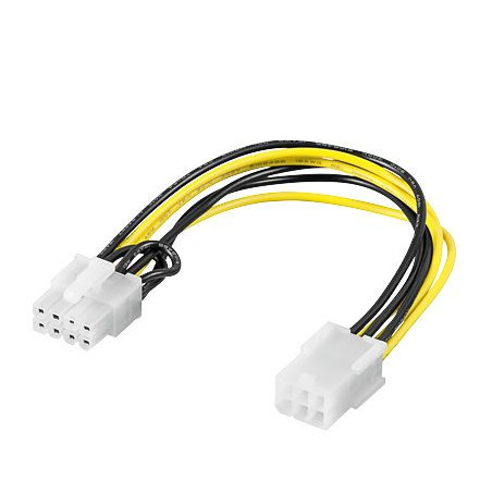 PremiumCord Redukce napájení PCI Express 6 pin  PCI Express 8 pin