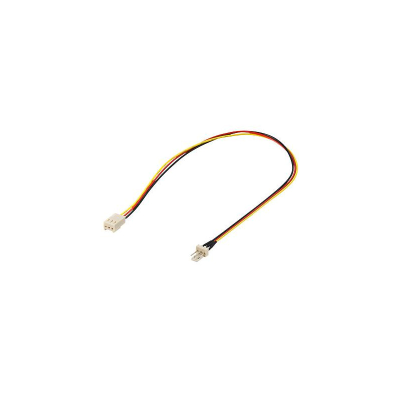 PremiumCord Prodlužovací kabel k ventilátoru 3pin samec - 3pin samice , 30cm