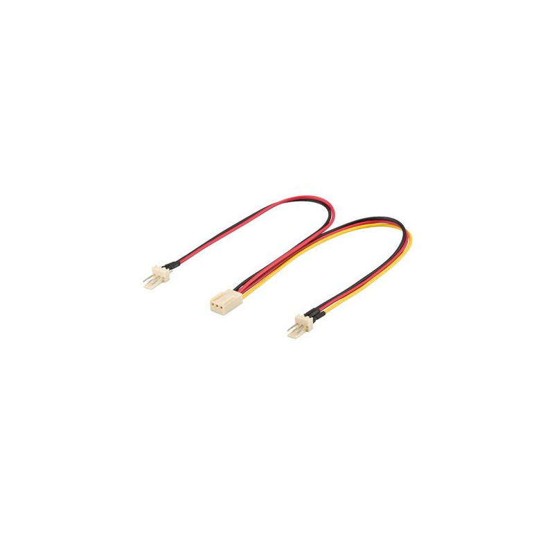 PremiumCord Rozdvojka pro napájení ventilátorů 3pin TX 22cm