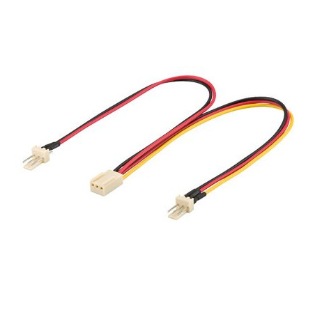 PremiumCord Rozdvojka pro napájení ventilátorů 3pin TX 22cm