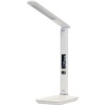 IMMAX LED table lamp Kingfisher/ 9W/ 450lm/ 12V/1A/ 3 different light colors/ folding arm/ USB/ white
