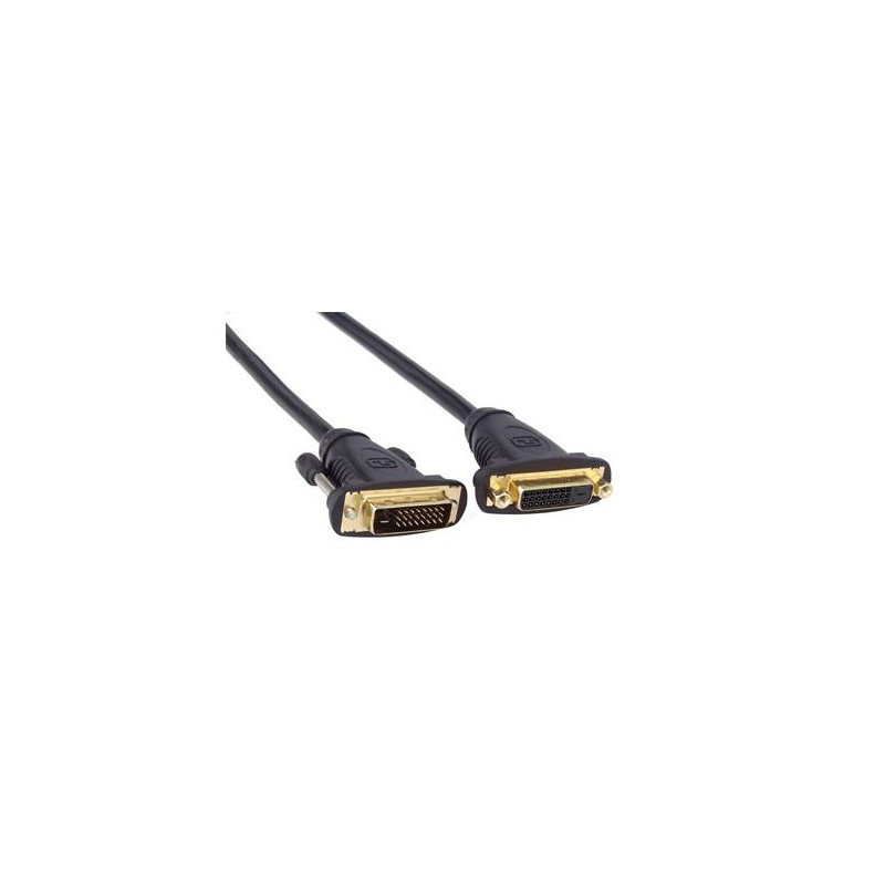 PremiumCord DVI-D prodlužovací kabel,dual-link,DVI(24+1),MF, 2m
