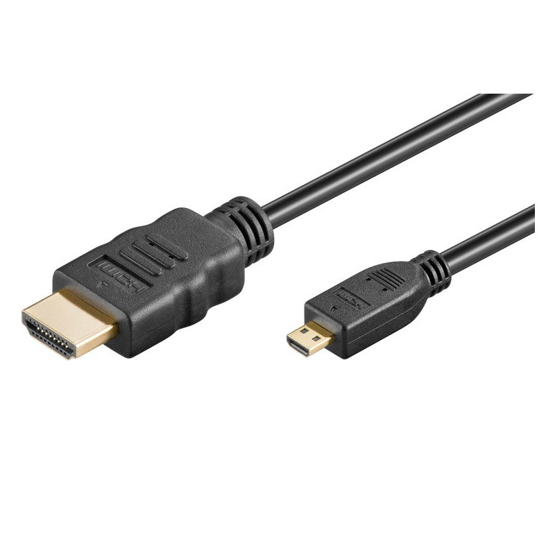 PremiumCord 4K Kabel HDMI A - HDMI micro D, 3m