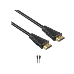 PremiumCord HDMI High Speed + Ethernet kabel, zlacené konektory, 1,5m