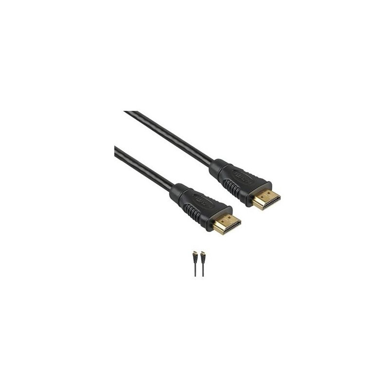 PremiumCord HDMI High Speed + Ethernet kabel, zlacené konektory, 1,5m