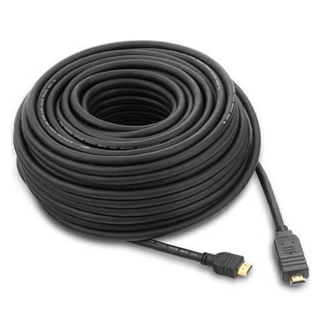 PremiumCord HDMI High Speed with Ether. kabel se zesilovačem, 7,5m, 3x stínění, M/M, zlacené konektory, černý