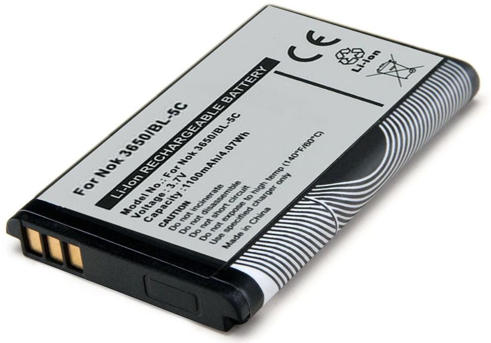 TRX batéria Nokia/ 1100 mAh/ pre C1-00/ N70/ 2600/ 3110/ 6230/ 7600/ neoriginálna