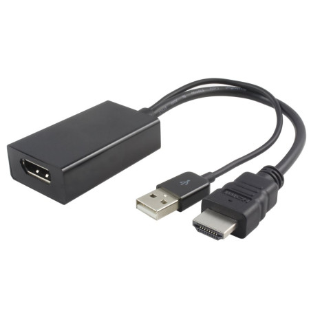 PremiumCord adaptér HDMI to DisplayPort Male/Female s napájením z USB