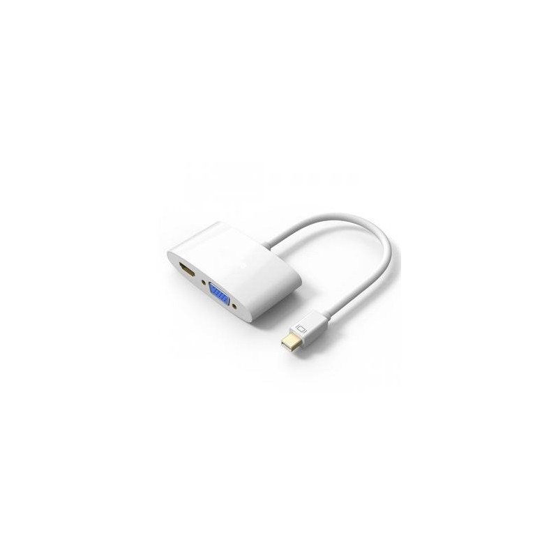 PremiumCord adaptér Mini DisplayPort - HDMI + VGA , FULL HD 1080p, 4K*2K@30Hz