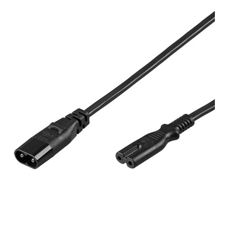 PremiumCord Kabel síťový prodlužovací IEC 60320 C7C8 230V 2m