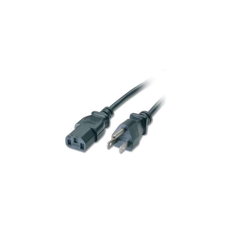 PremiumCord Kabel síťový k počítači 2m s USA zástrčkou