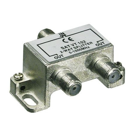 PremiumCord antenní rozbočovač na F konektory 1-2 výstupy 5-1000 MHz